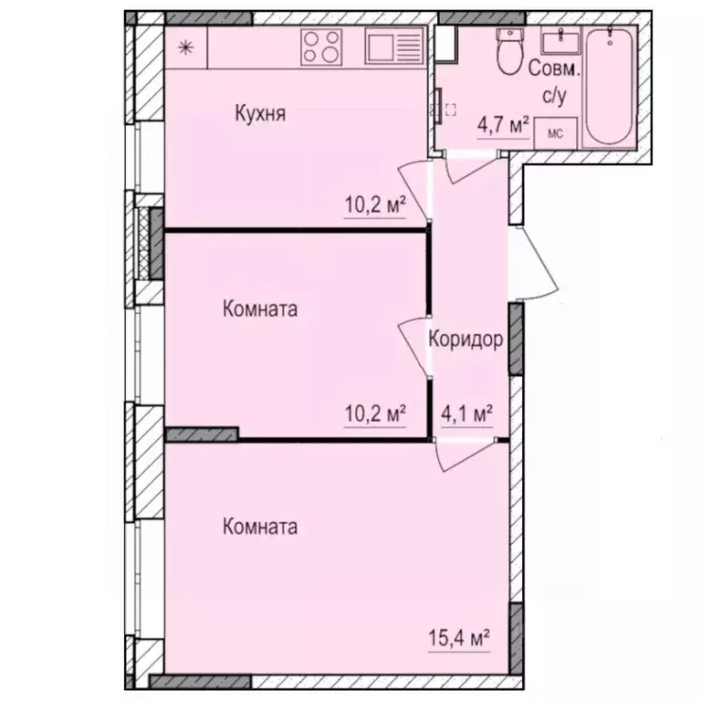 2-к кв. Удмуртия, Ижевск Буммаш жилрайон, Покровский жилой комплекс ... - Фото 0