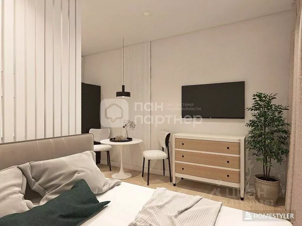 Студия Санкт-Петербург ул. Русановская, 24 (21.8 м) - Фото 0