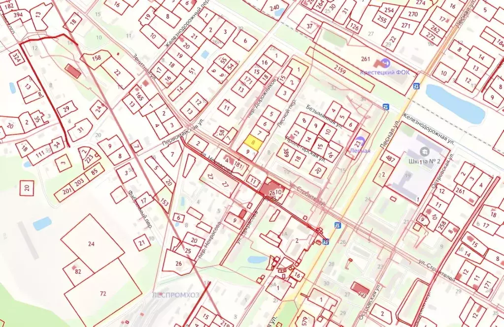 Участок в Новгородская область, Крестцы рп пер. Лесной (8.97 сот.) - Фото 1