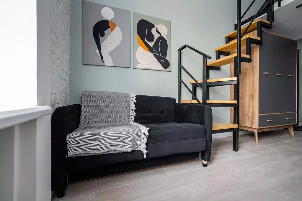 Студия Москва ул. Покровка, 31С1г (23.0 м) - Фото 1