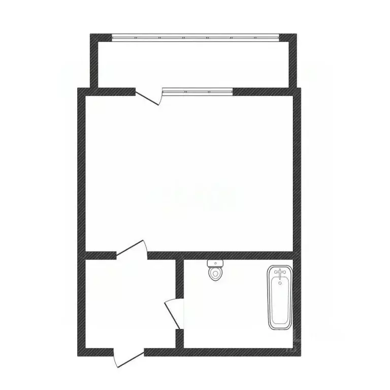 Студия Алтайский край, Бийск Советская ул., 189/5 (20.5 м) - Фото 2