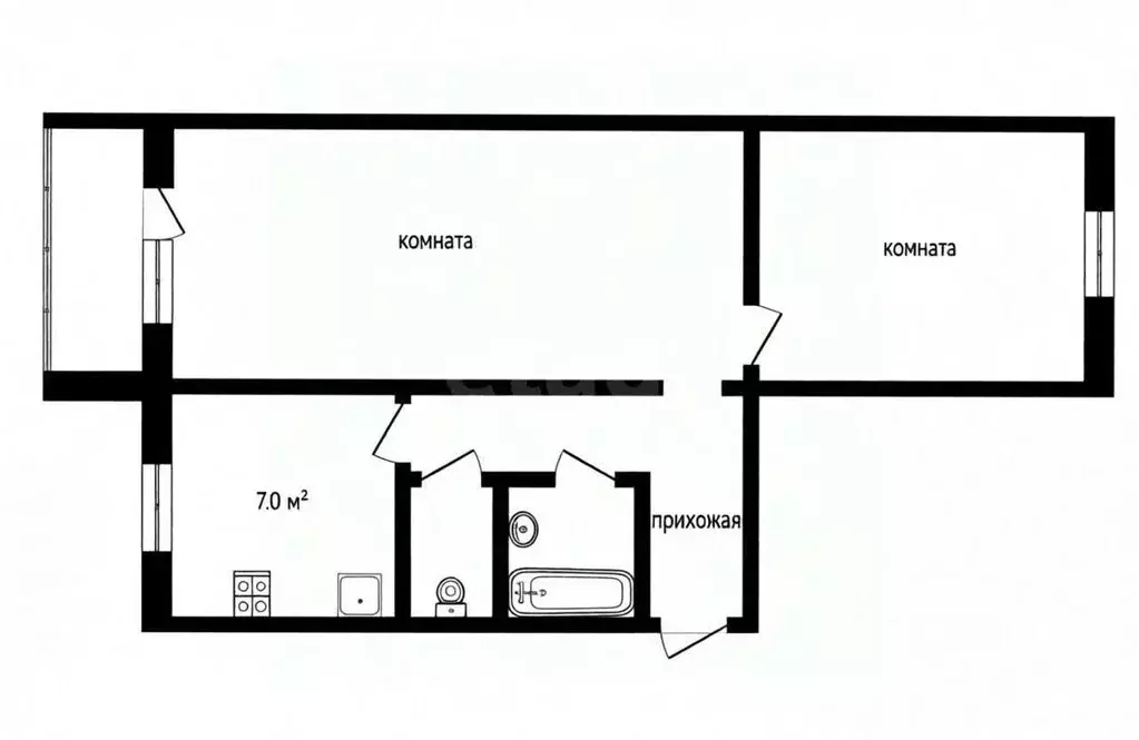 2-к кв. Ярославская область, Ярославль ул. Серго Орджоникидзе, 4к4 ... - Фото 2