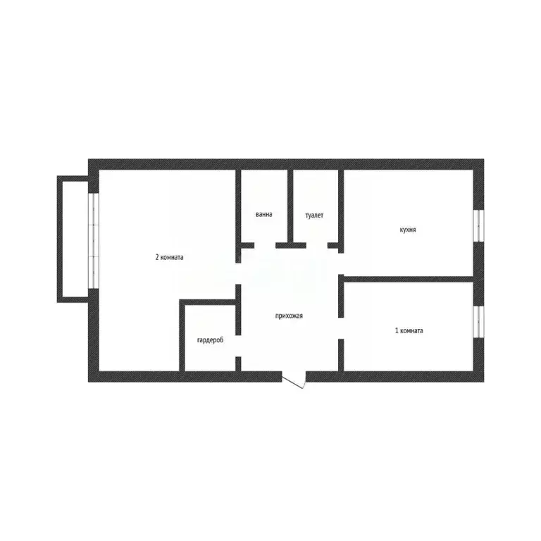 2-к кв. Псковская область, Пыталовский муниципальный округ, пос. ... - Фото 2