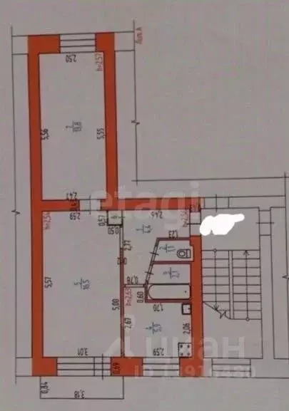 2-к кв. Пермский край, Добрянский муниципальный округ, Полазна рп ул. ... - Фото 1