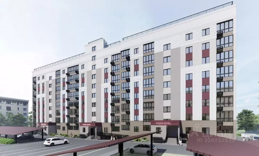 1-к кв. Владимирская область, Владимир ул. Мира, 90А (44.96 м) - Фото 0