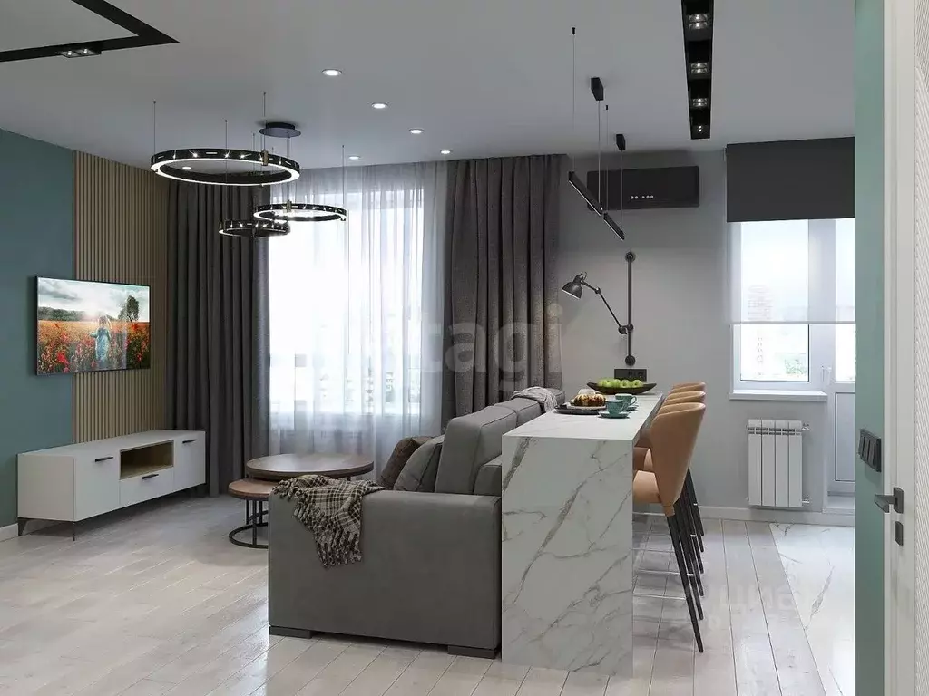 3-к кв. Красноярский край, Красноярск Северный мкр, пер. ... - Фото 1