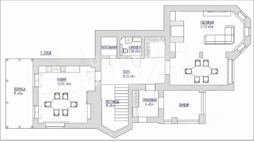 Таунхаус в Свердловская область, Екатеринбург ул. Долинка, 4 (203 м) - Фото 2