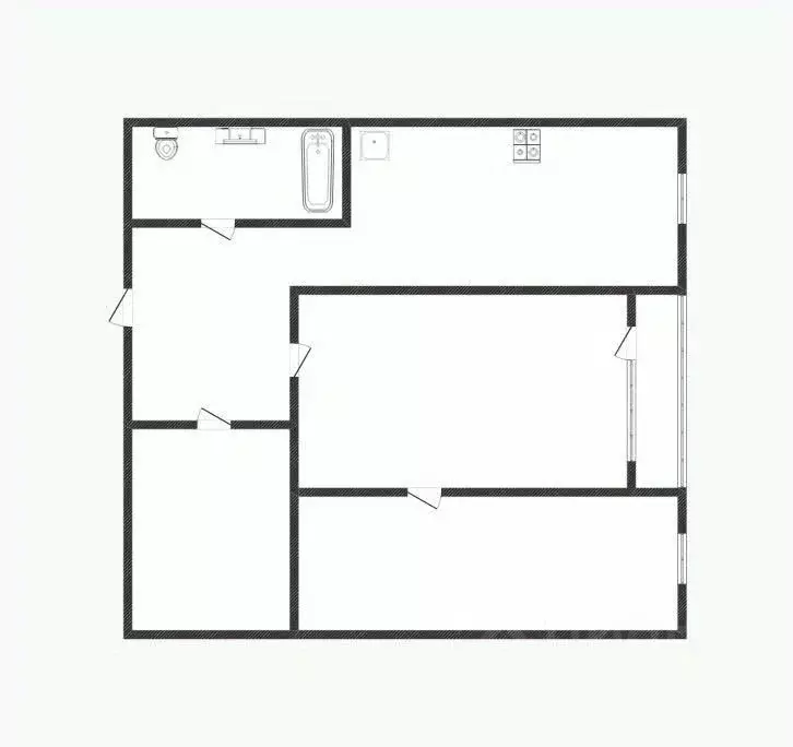 3-к кв. Костромская область, Нерехта ул. Металлистов, 4 (58.3 м) - Фото 1