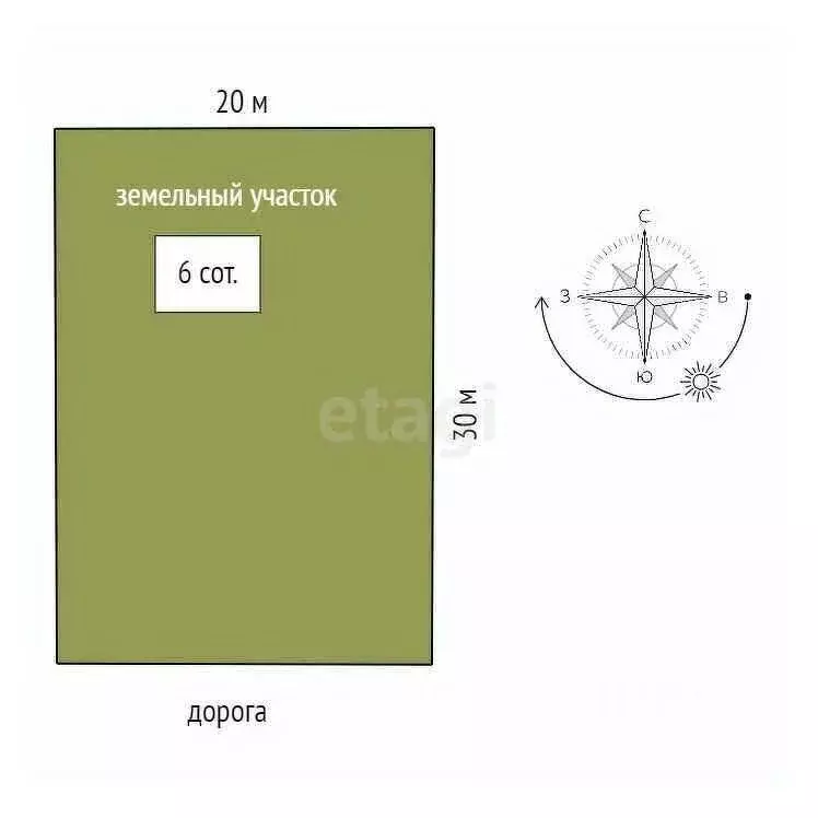 Участок в Ямало-Ненецкий АО, Новый Уренгой Лира ДНТ, ул. Видная (6.0 ... - Фото 1