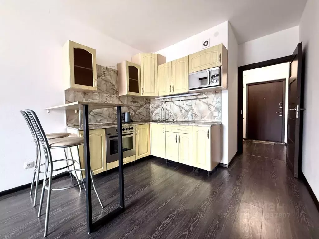 Студия Санкт-Петербург ул. Генерала Кравченко, 3к1 (24.0 м) - Фото 1