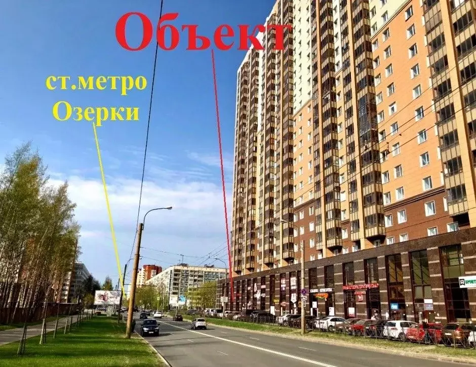 Помещение свободного назначения в Санкт-Петербург ул. Есенина, 1к1 ... - Фото 1