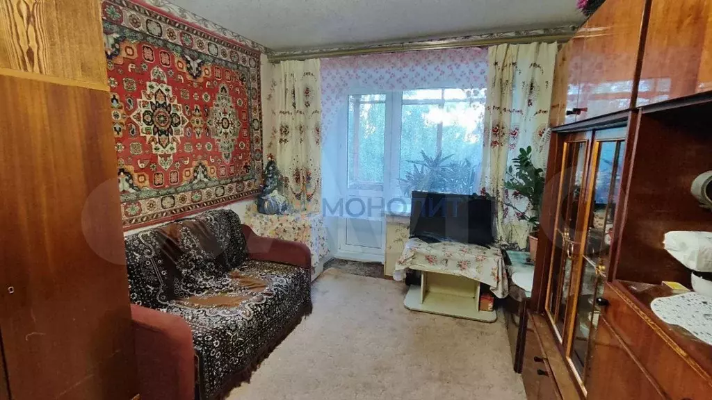 1-к. квартира, 32,3 м, 4/5 эт. - Фото 1