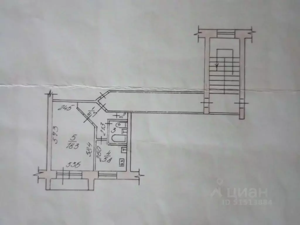 1-к кв. Амурская область, Благовещенск Зеленая ул., 77/1 (32.6 м) - Фото 2