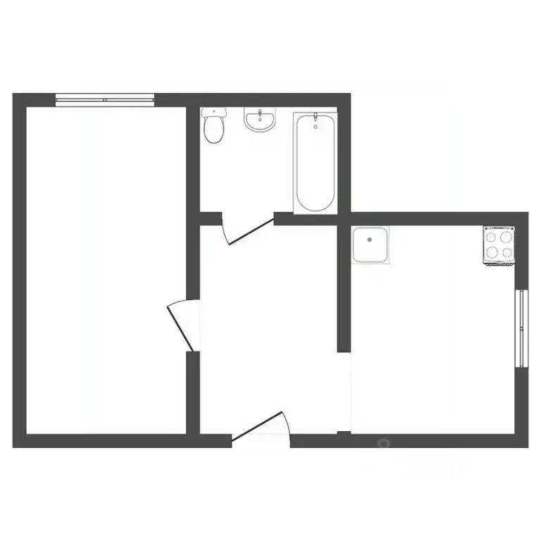 1-к кв. Ставропольский край, Ставрополь ул. 50 лет ВЛКСМ, 32/1 (35.8 ... - Фото 2