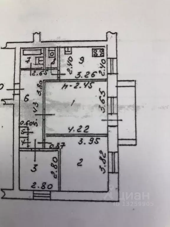 3-к кв. Липецкая область, Липецк ул. 4-я Пятилетка, 7 (60.4 м) - Фото 1