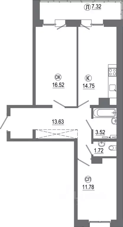 2-к кв. Иркутская область, Иркутск ИВАТУ городок, Авиатор жилой ... - Фото 1