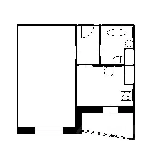 1-к кв. Башкортостан, Уфа ул. Рудольфа Нуреева, 14 (30.3 м) - Фото 2