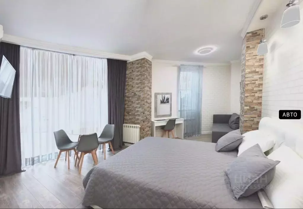 Студия Краснодарский край, Сочи Мамайка мкр, ул. Волжская, 81Б (36.0 ... - Фото 1