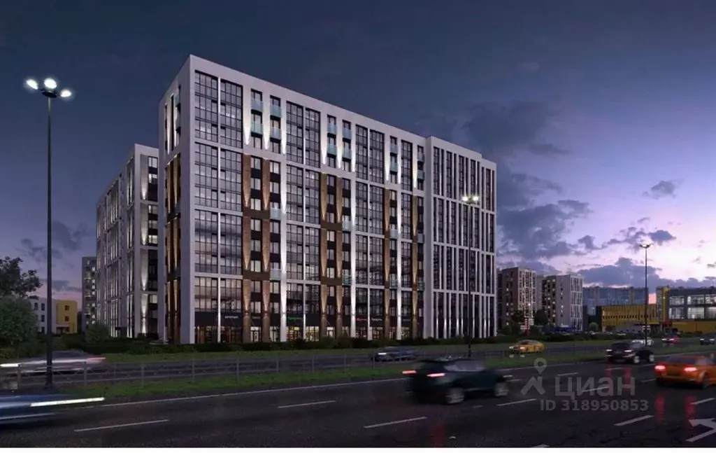 1-к кв. Санкт-Петербург Парашютная ул., 77к1 (34.55 м) - Фото 1