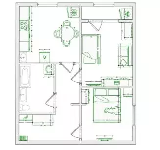 2-к кв. Пензенская область, с. Бессоновка ул. Компрессорная, 180 (47.7 ... - Фото 2