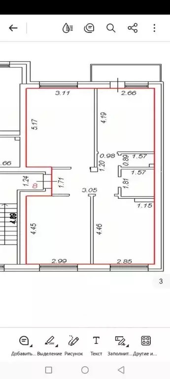 3-к кв. Сахалинская область, Южно-Сахалинск Байкальская ул., 14 (62.9 ... - Фото 2