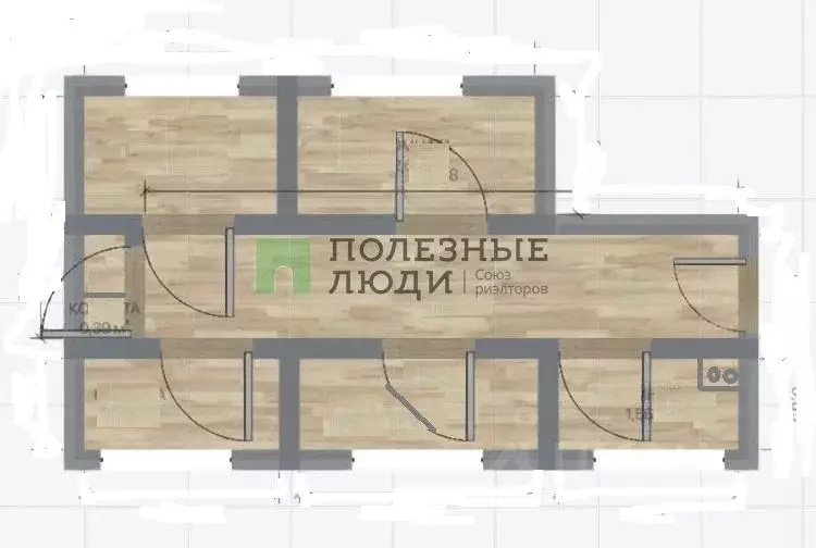4-к кв. Красноярский край, Красноярск 9 Мая ул., 58 (81.4 м) - Фото 2