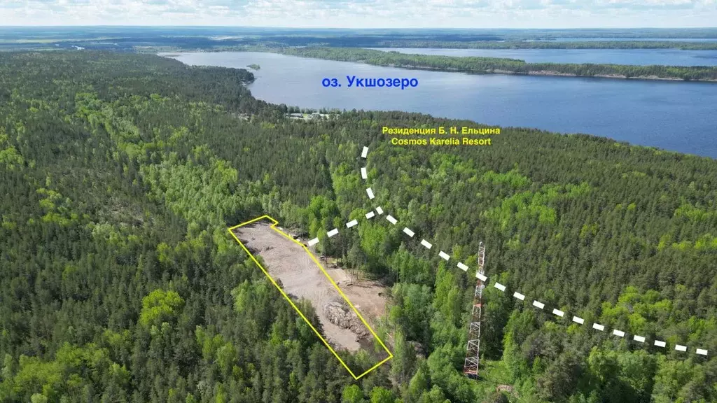 Участок в Карелия, Прионежский район, Шуйское с/пос, д. Шуйская Чупа  ... - Фото 2