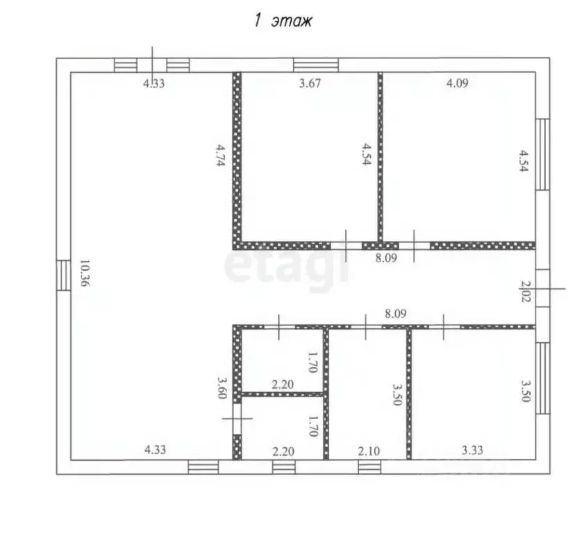Дом в Тульская область, Тула Тульская ул., 10 (128 м) - Фото 1