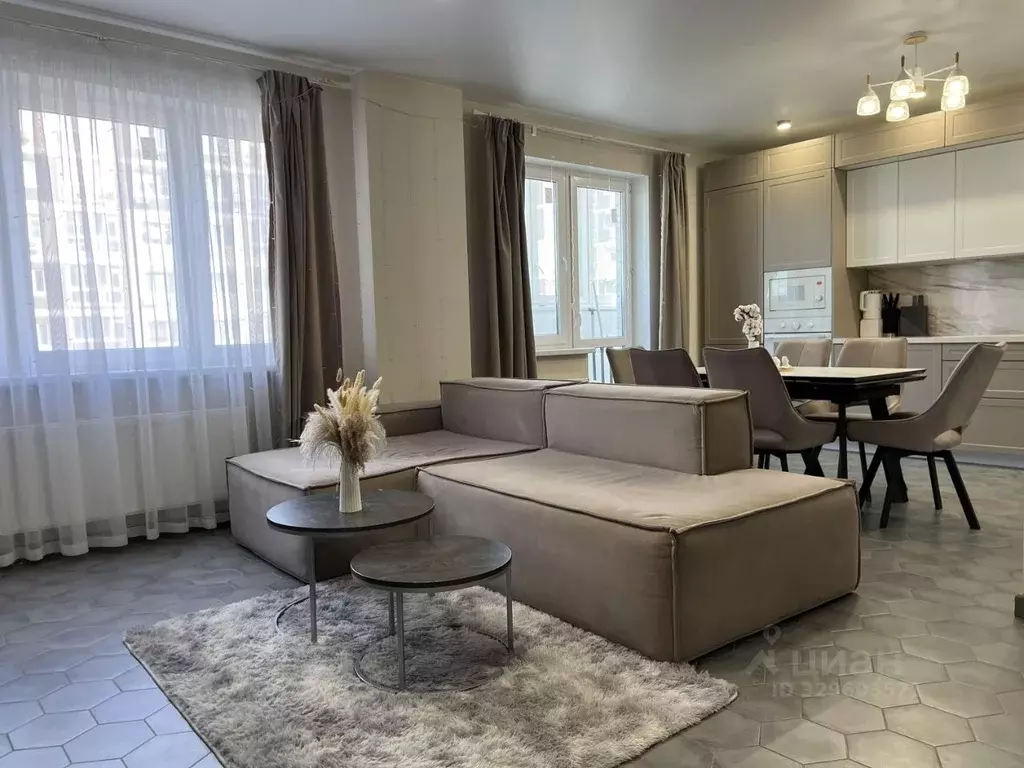 3-к кв. Краснодарский край, Краснодар ул. Имени Мурата Ахеджака, 12к3 ... - Фото 2