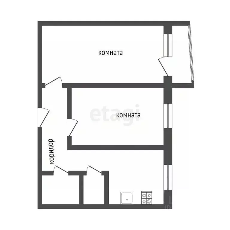 2-к кв. Воронежская область, Воронеж ул. Генерала Лизюкова, 65 (52.5 ... - Фото 1