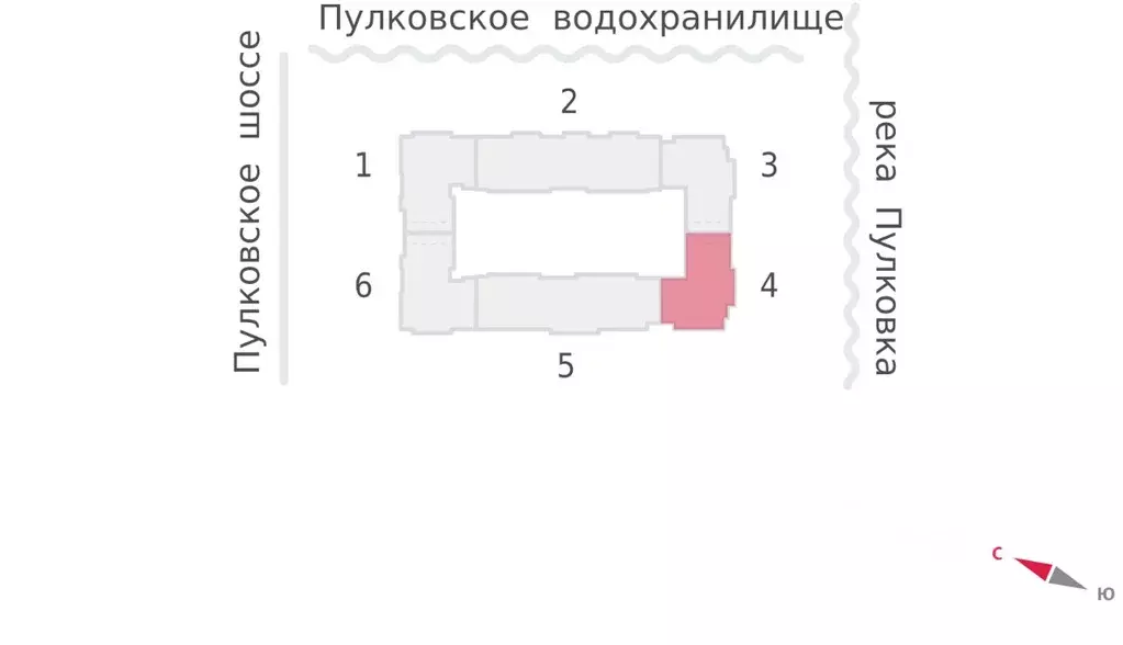 Студия Санкт-Петербург пос. Шушары, Пулково Лэйк жилой комплекс (21.9 ... - Фото 2