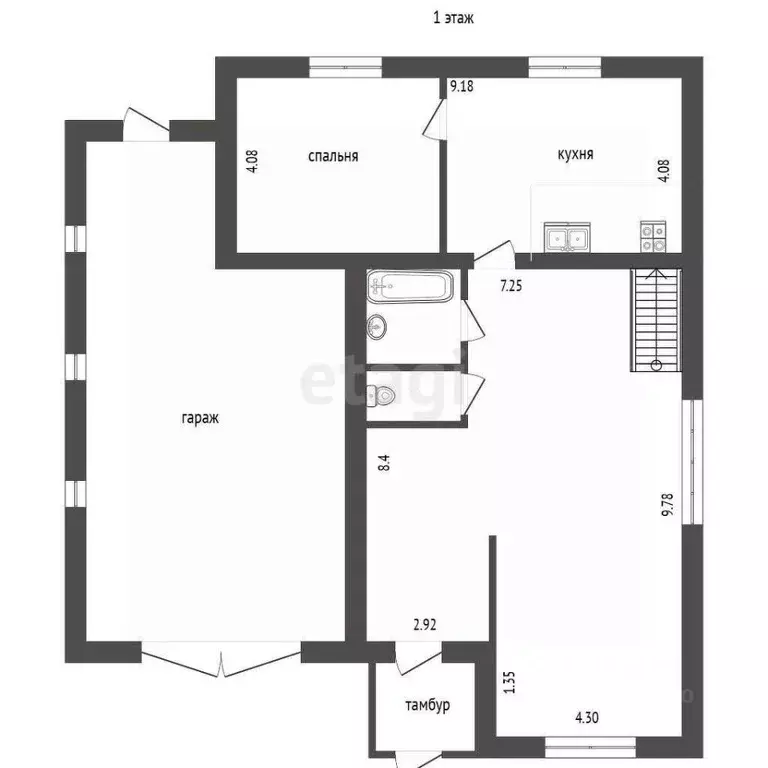 Дом в Тюменская область, Тюменский муниципальный округ, д. Якуши ул. ... - Фото 2
