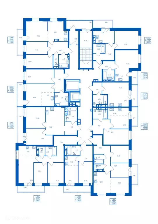 Продаётся 2-к квартира, 44.43 м - Фото 1