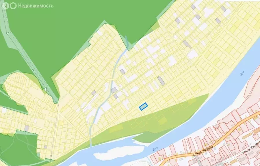 Участок в Новолуговской сельсовет, СНТ Инские Плёсы (8 м) - Фото 1