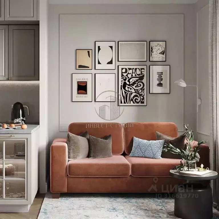 Студия Санкт-Петербург ул. Восстания, 9 (20.3 м) - Фото 0