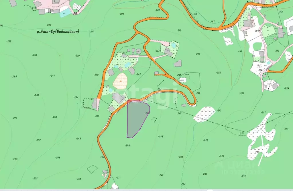 Участок в Крым, Ялта муниципальный округ, Виноградное пгт  (35.0 сот.) - Фото 2
