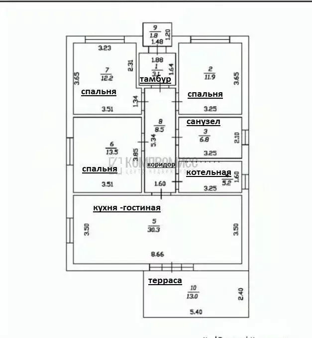 Дом в Краснодарский край, Краснодар ул. Имени Лаперуза (106 м) - Фото 2