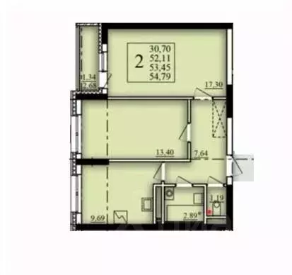 2-к кв. Башкортостан, Уфа Затон-Восточный жилрайон, Паруса жилой ... - Фото 0