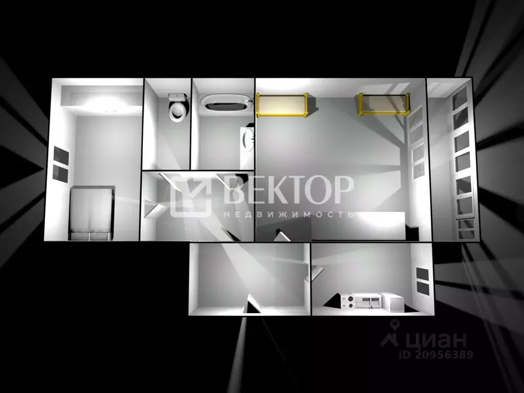 2-к кв. Костромская область, Кострома пос. Октябрьский, ул. 2-я ... - Фото 2