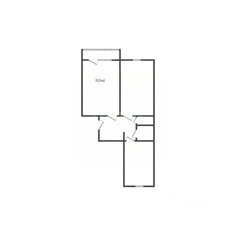 Комната Белгородская область, Губкин просп. Горняков, 12 (15.9 м) - Фото 2