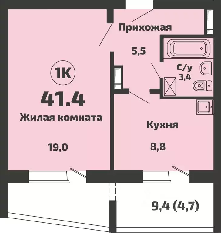 1-к кв. Новосибирская область, Новосибирский район, Станционный ... - Фото 0