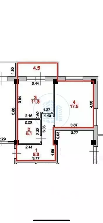 1-к кв. Ставропольский край, Ессентуки Октябрьская ул., 337/1 (43.7 м) - Фото 2