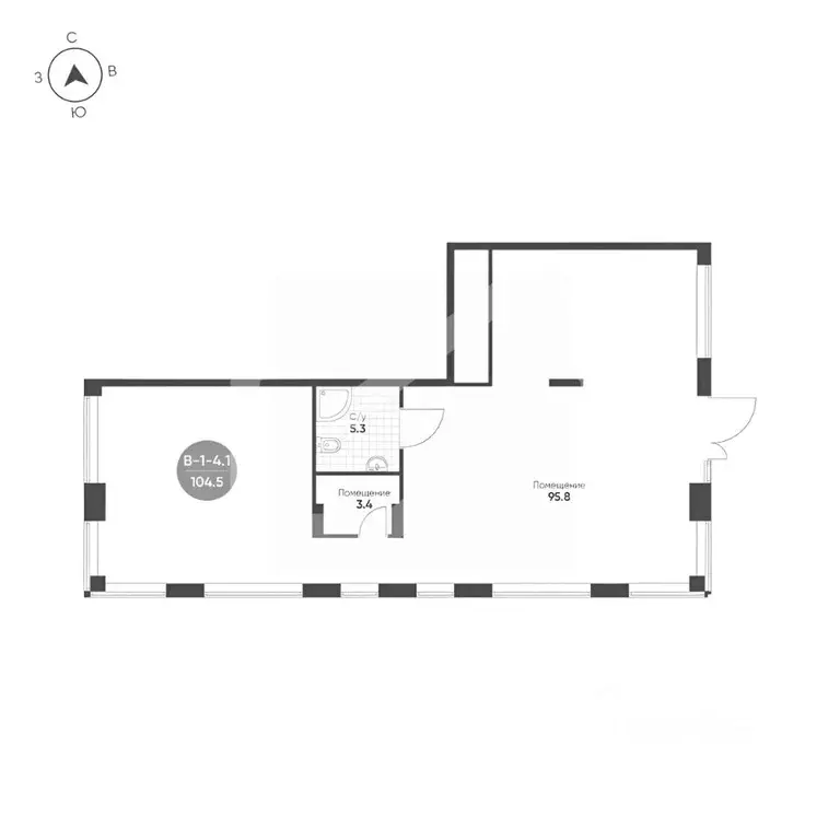 Помещение свободного назначения в Москва ул. Петра Кончаловского, 7к4 ... - Фото 2