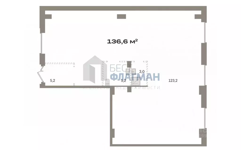 Помещение свободного назначения в Москва Квартал Герцена жилой ... - Фото 2