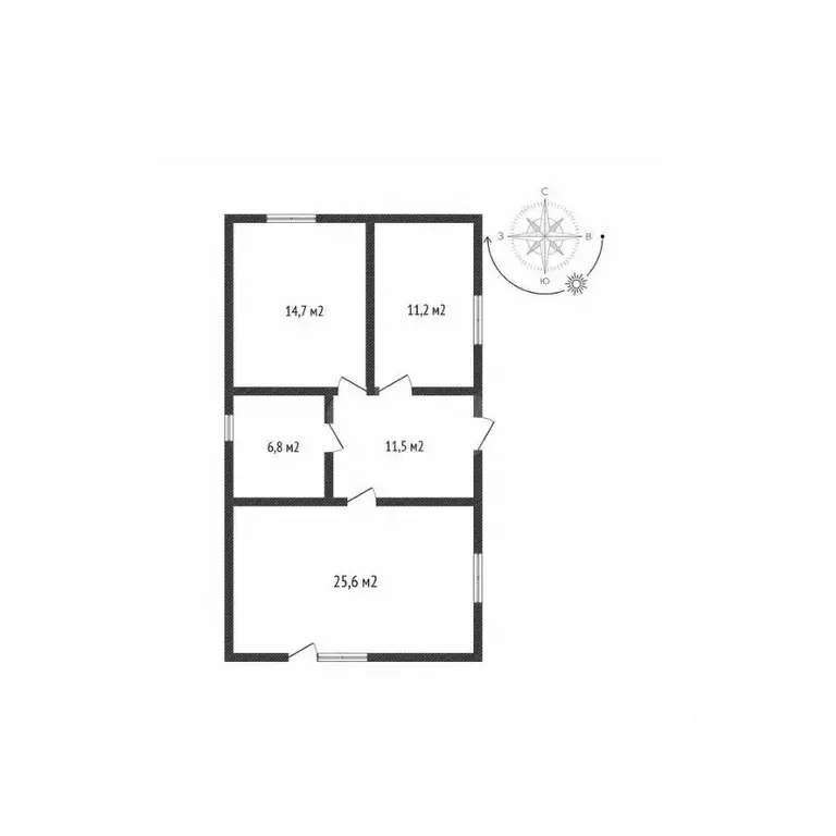 Дом в Краснодарский край, Краснодар ул. Крашенинникова (72 м) - Фото 2