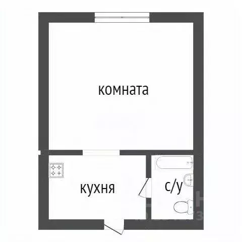 1-к кв. Курганская область, Курган Красномаячная ул., 62 (17.2 м) - Фото 2