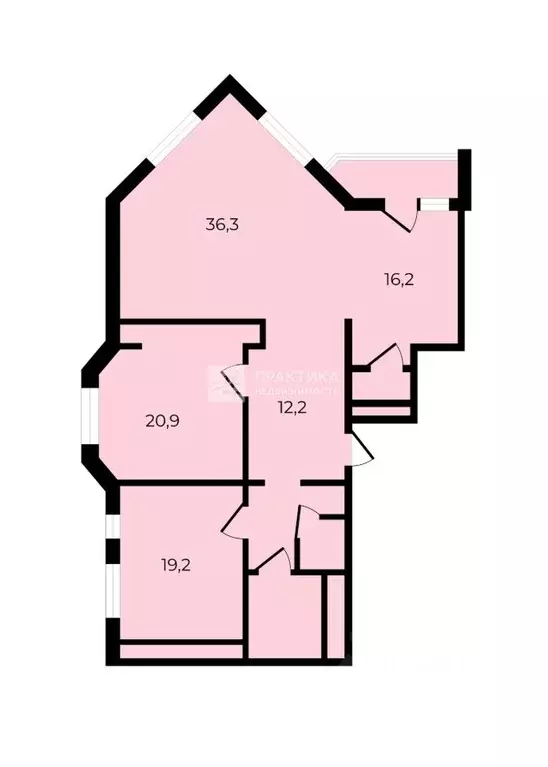 3-к кв. Московская область, Химки Юбилейный просп., 7 (122.7 м) - Фото 2