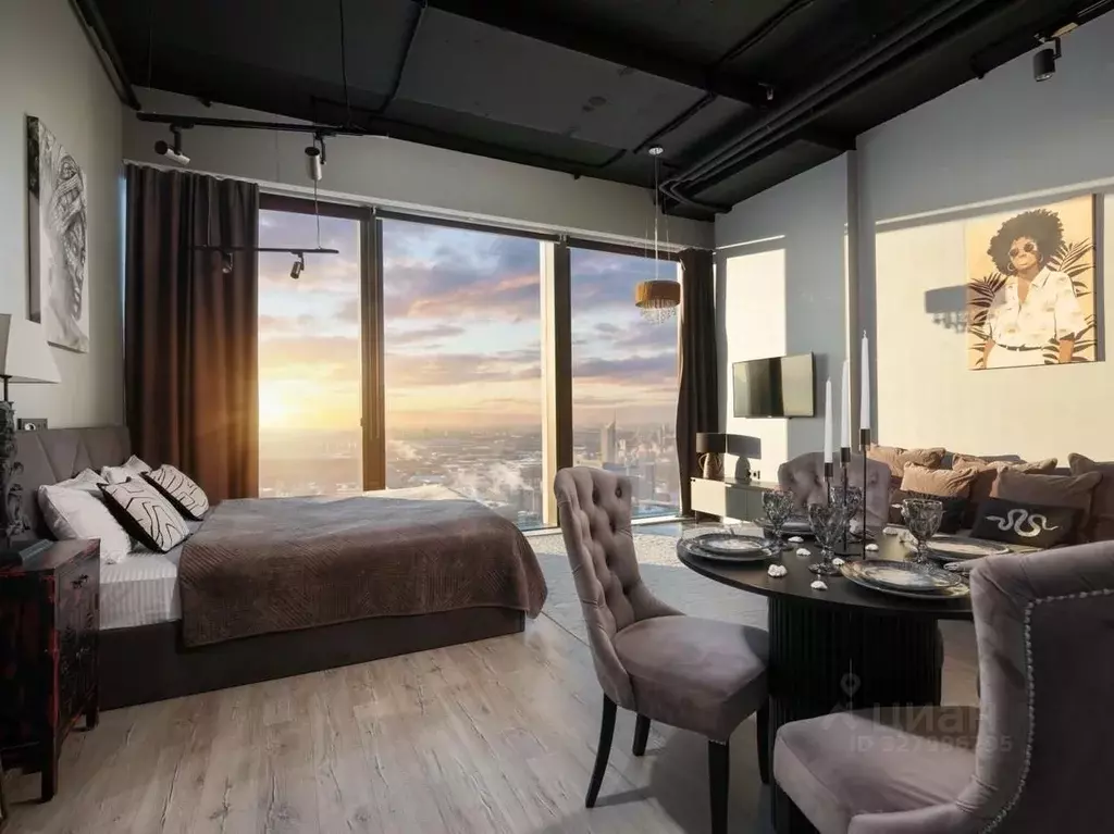 Студия Москва 1-й Красногвардейский проезд, 22с1 (50.0 м) - Фото 1