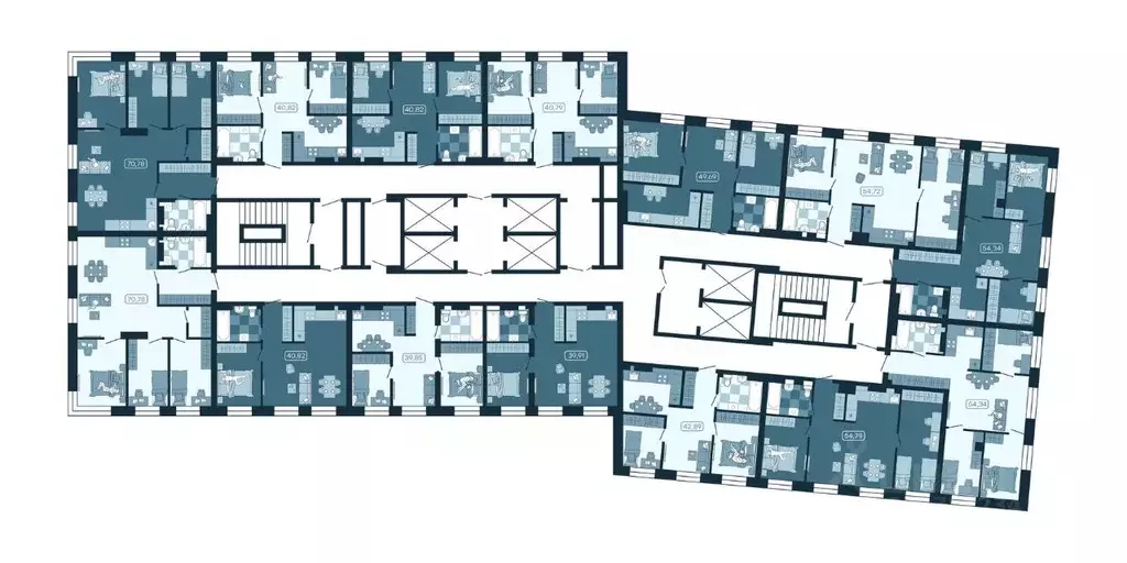 4-к кв. Приморский край, Владивосток ул. Борисенко, 100Кс1 (70.78 м) - Фото 2