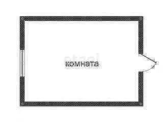 1к в -комнатной квартире (20.3 м) - Фото 1